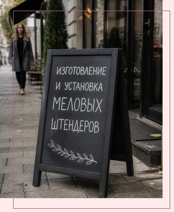 Меловые штендеры в Россоши по цене от 6740 р. | Аванза-Рсс
